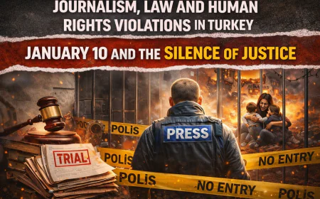 January 10 and the Silence of Justice: Journalism, Law and Human Rights Violations in Turkey